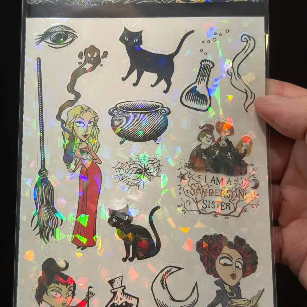 Disney Hocus Pocus Prism Holographic Sticker Set by SandyLion/Trends Intl